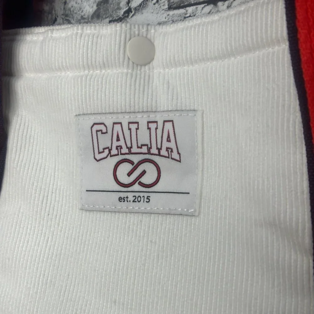 NWT CALIA Women's Anniversary Cord Tote Bag Cloud Cover Red White ONE SIZE - Picture 5 of 16
